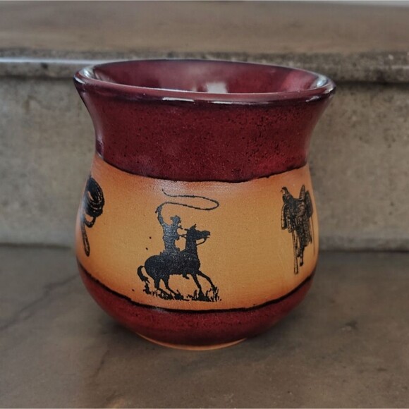 Always AZVL Pottery Colorado 16 oz. Western design mug,4” tall no chips cracks - Picture 1 of 5